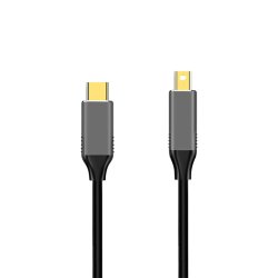 USB-C han - Mini DisplayPort han, 1.8m i Sort