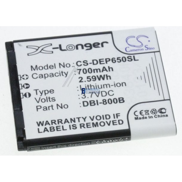 Doro DBI-800B, Batteri 