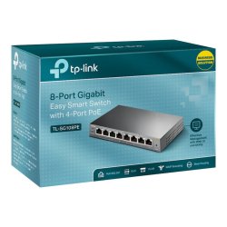 TP-Link TL-SG108PE Switch 8-porte Gigabit med PoE 4-Porte
