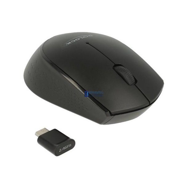 Trdls mini mus (Usb-C) - Delock i Sort