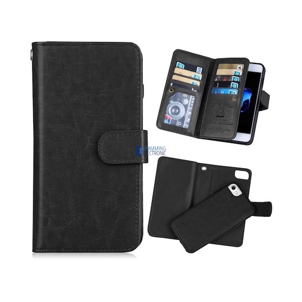 iPhone XS Max, Deluxe ldercover med plads til kreditkort