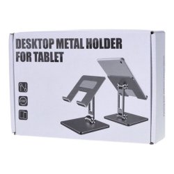Stativ til tablet eller laptop, Non-slip, Aluminium, Slv (Mellem)