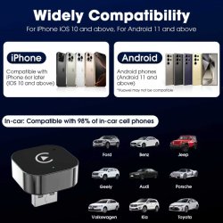 Wireless CarPlay Adapter (Apple CarPlay / Andriod Auto)