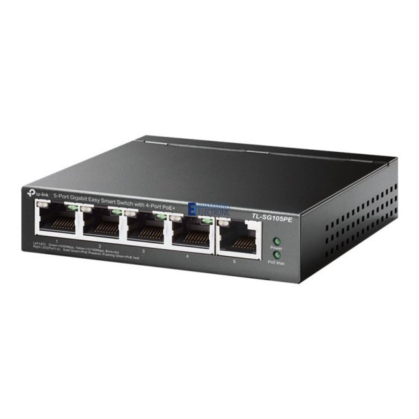 TP-Link Gigabit Desktop Switch med 4-Port PoE+