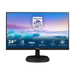 Philips V-line 243V7QJABF 24" HDMI, VGA, DisplayPort - hjtalere