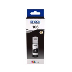 Epson 106 EcoTank Photo Black Bl�kflaske 70ml &ndash; Original C13T00R140
