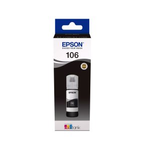 Epson 106 EcoTank Photo Black Bl�kflaske 70ml &ndash; Original C13T00R140