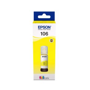 Epson 106 EcoTank Yellow Bl�kflaske 70ml &ndash; Original C13T00R440