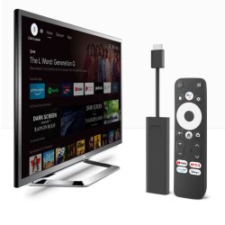 Android TV 4K HDR m. Fjernbetjening (Chromecast)