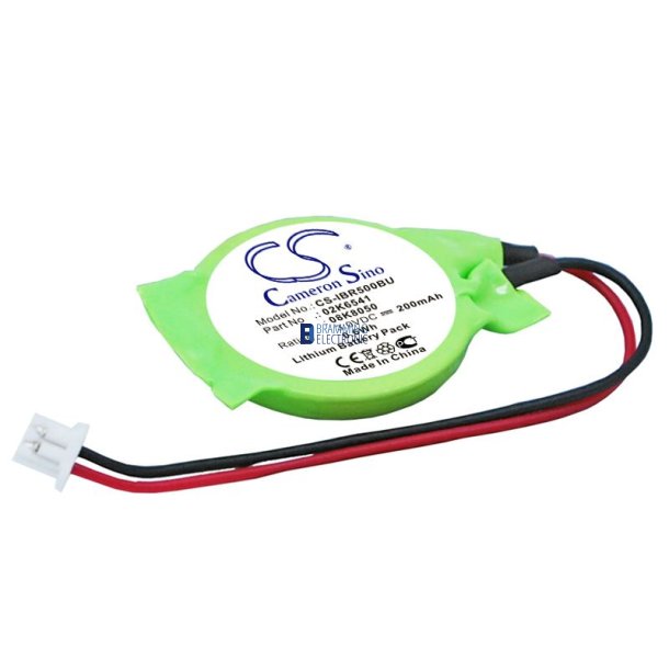 3V-200mAh Backup Batteri, Kablet med JST-stik (CR2032)