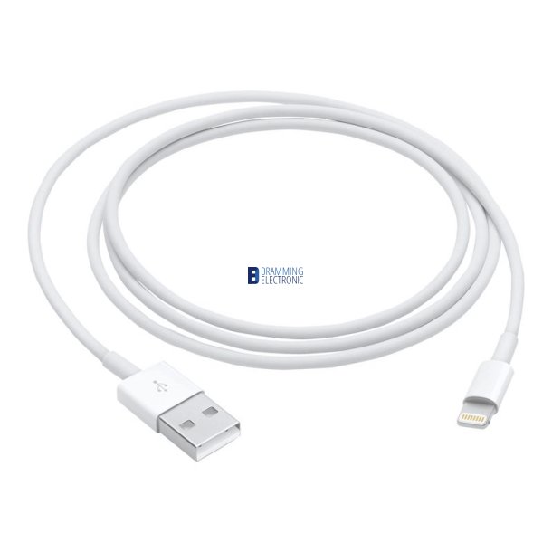 Opladerkabel Lightning - USB-A, 1 m, Hvid (Original Apple)