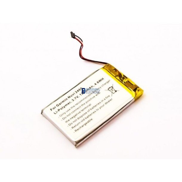 Garmin Nuvi 2460 m.f., Batteri