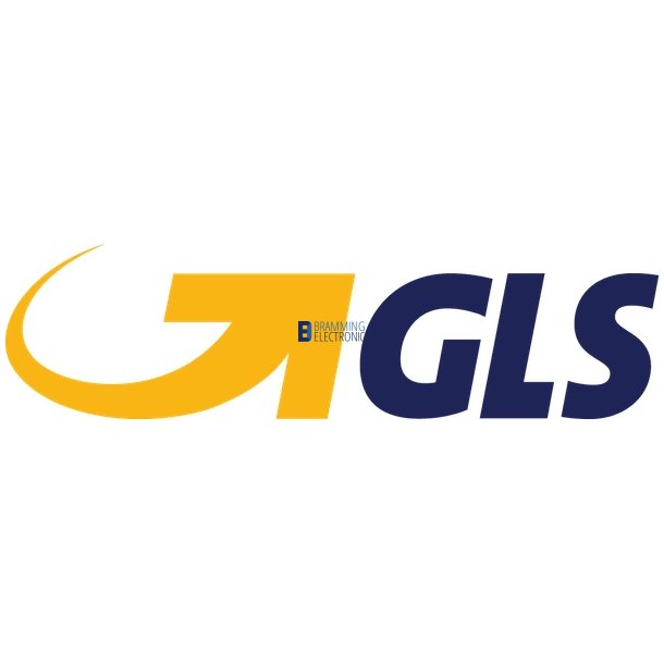 Returlabel max 1kg (Kun Danmark) GLS - til Bramming Electronic