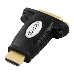 HDMI to DVI adapter (HDMI 19-pin han til DVI-D hun)
