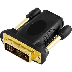 HDMI to DVI adapter (HDMI 19-pin hun til DVI-D han)