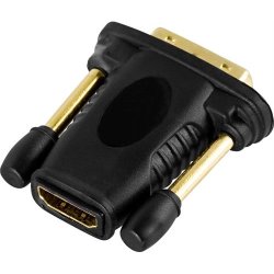 HDMI to DVI adapter (HDMI 19-pin hun til DVI-D han)