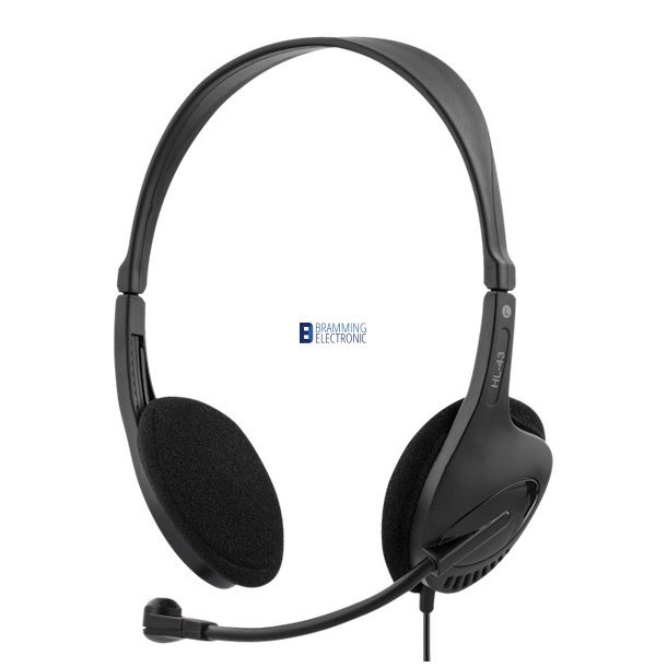 Stereo headset med mikrofon (On-ear) HL-43