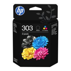 HP No.303 Sort & Farve Combo 2-pak &ndash; Original HP Bl�k