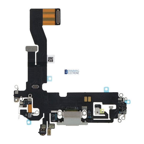 iPhone 12/12 Pro, Ladestik flex i Hvid