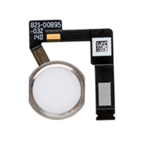 iPad Pro 10.5 / Air 3, Home knap komplet i Hvid/Slv