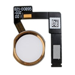 iPad Pro 10.5 / Air 3, Home knap komplet i Hvid/Guld