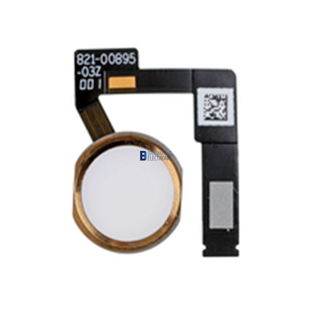 iPad Pro 10.5 / Air 3, Home knap komplet i Hvid/Guld