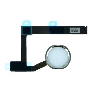 iPad Mini 5 Home knap komplet i Hvid/Slv