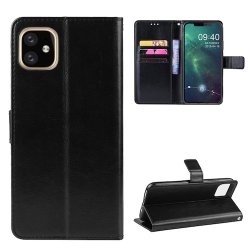 iPhone 11 Pro Max Ldercase til kreditkort i Sort