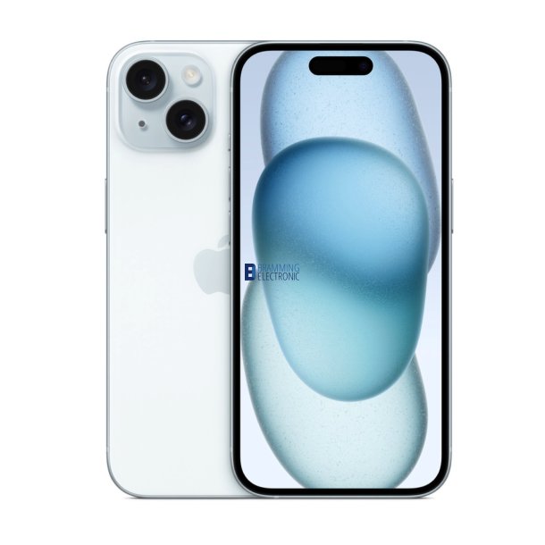 Brugt iPhone 15 128GB Bl� Grade A &ndash; 100% Batteri