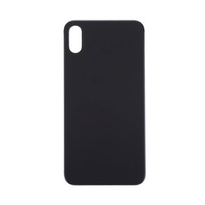 iPhone XS, Bagglas i Sort (Large hole)