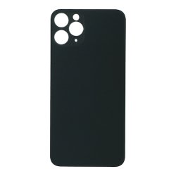 iPhone 11 Pro, Bagglas i Sort (Large hole)