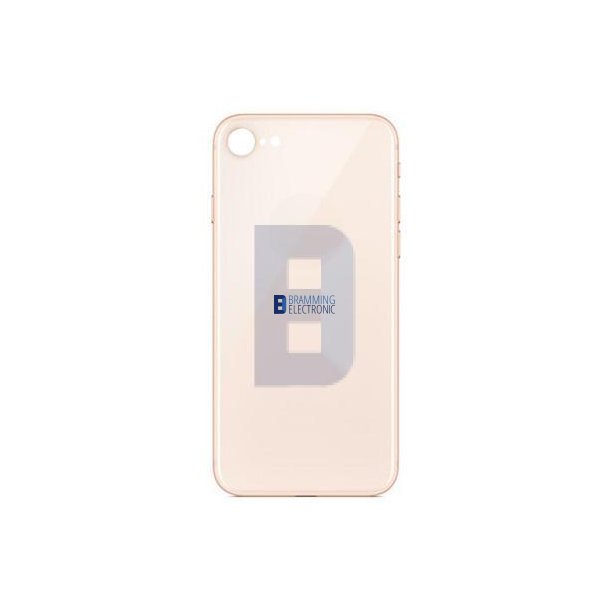 iPhone 8, Bagglas i Rosenguld (Large Hole)