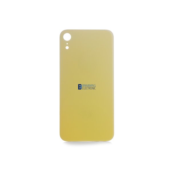 iPhone XR, Bagglas i Gul (Large Hole)