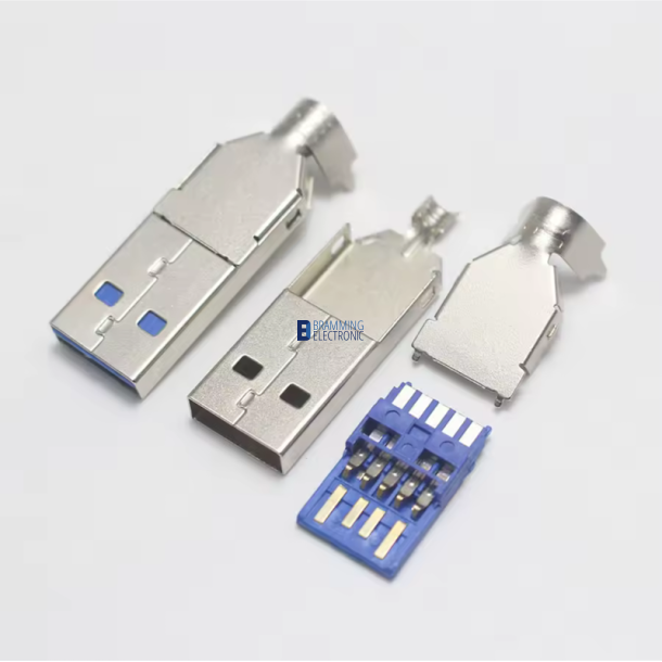 Loddebar USB 3.0 stik Han Type A