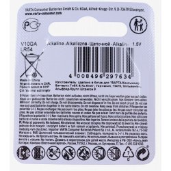 LR54 V10GA 1.5V Knapcelle Batteri Varta Alkaline 11.6x3.05MM
