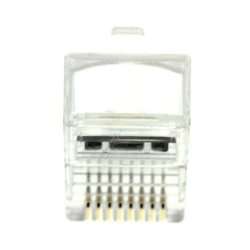 Modularstik 8/8 RJ45 Cat5 (til rund kabel) uskrmet