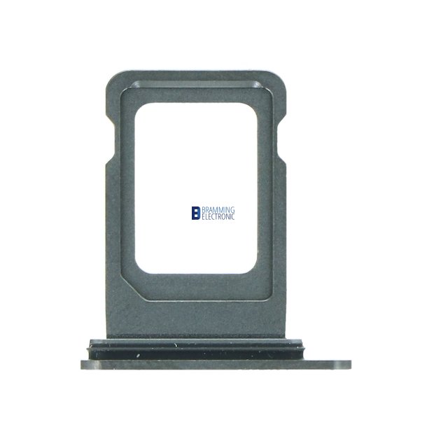 iPhone 12 Pro / 12 Pro Max, Simkort bakke i Sort (Single card)