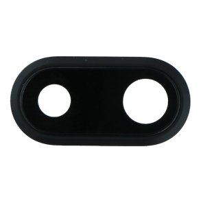 iPhone 8 Plus Bagkamera glas med ramme i sort