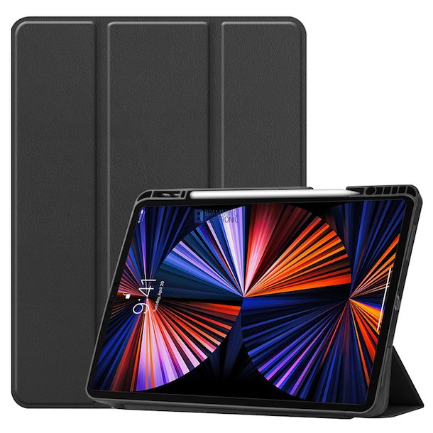 iPad Pro 12.9 2021 / 2022, Flip ldercover i Sort