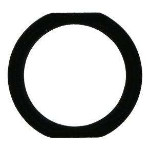 iPad Air / Air 2 / iPad 5 / iPad 6 / Mini 3 Home knap platik spacer i Sort