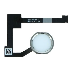 iPad Pro 12.9 (2015) Home knap komplet i Hvid/slv