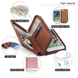 iPhone 6 / 6S Stor lderpung i Sort