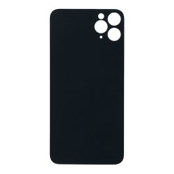 iPhone 11 Pro Max, Bagglas i Sort (Large hole)