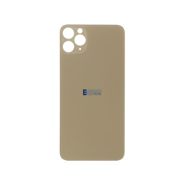 iPhone 11 Pro Max Bagglas i Guld (Large hole)