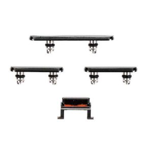 iPhone XS Side knapper (4 stk) i Sort