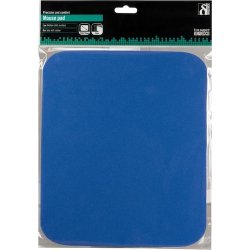 Musemtte, stofbekldt gummi, 6mm bl