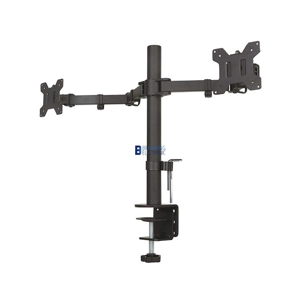 Dobbelt skrmarm 13-27 – fuld bevgelse, sort