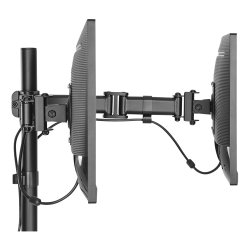 Dobbelt skrmarm 13-27  fuld bevgelse, sort