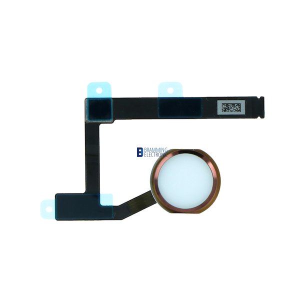 iPad Mini 5 Home knap komplet i Hvid/Guld