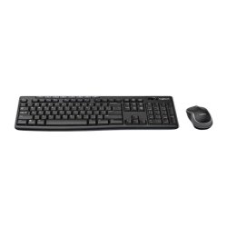 MK270 trdlst skrivebordsst, sort (nordisk) Tastatur+Mus